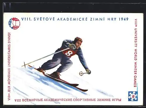 AK Spindleruv Mlyn, 1949 VIII. Svetové Akademické Zimní Hry