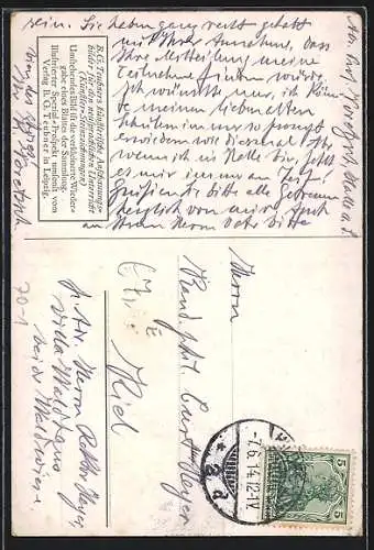 AK Bremen, 16. Allgemeiner Neuphilologentag 1914, House of Parliament in London