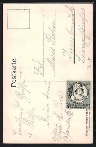 AK Deutscher Schulverein, Bürger feiern Fest mit Musik und Wein