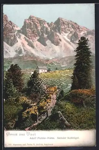 AK Adolf Pichler-Hütte, AStubaier Kalkkögel, Berghütte