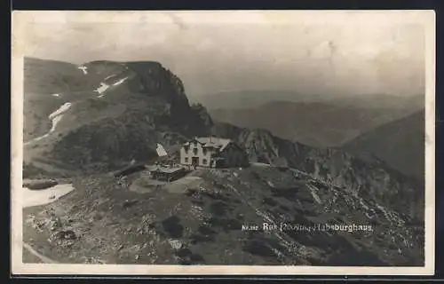 AK Habsburghaus, Berghütte /Rax