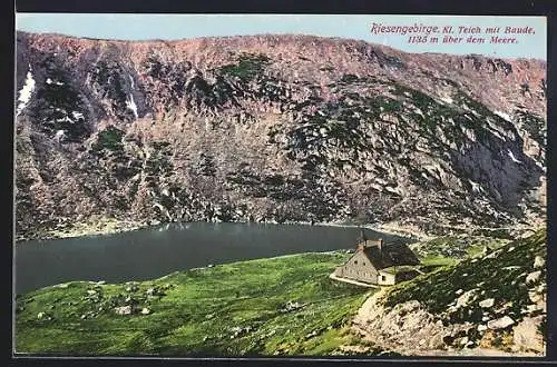 AK Riesengebirge, Teichbaude (Baude am kleinen Teich)