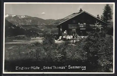 AK Semmering, Enzian-Hütte Onkel Thomas