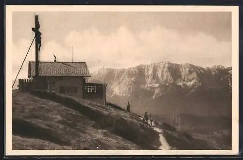 AK Wankhaus bei Partenkirchen mit Wetterstein