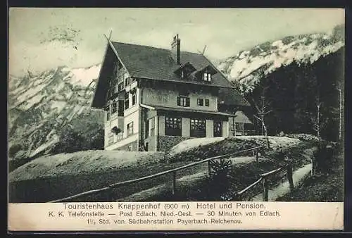 AK Edlach, Touristenhaus Knappenhof