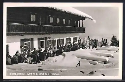 AK Blomberghaus, Partie mit Skiläufern