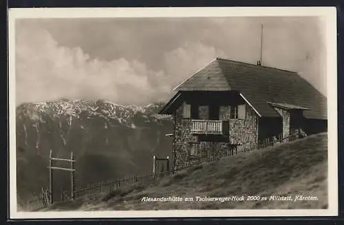 AK Alexanderhütte am Tschierweger-Nock, Berghütte in Millstatt