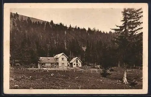 AK Unterberg-Schutzhaus des Österr. Touristenklub