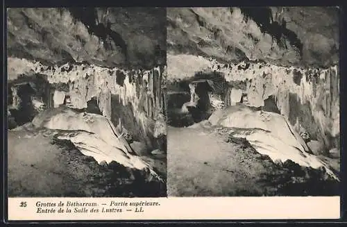 Stereo-AK Bétharram, Les Grottes - Partie supérieure - Entrée de la Salle des Lustres