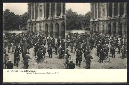 Stereo-AK Paris, Devant l`Automobile-Club