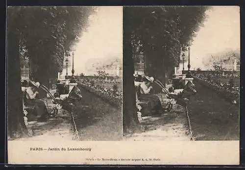 Stereo-AK Paris, Jardin du Luxembourg