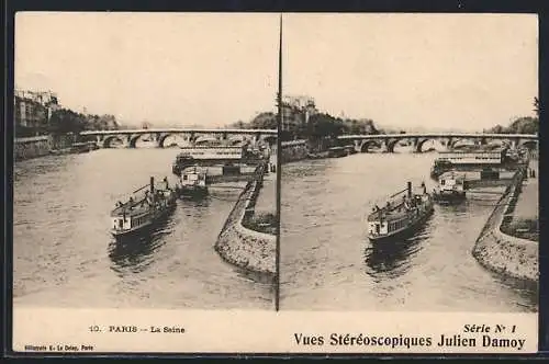 Stereo-AK Paris, La Seine