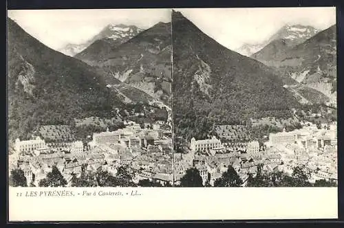 Stereo-AK Cauterets, Vue Panoramique