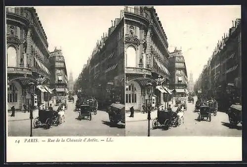 Stereo-AK Paris, Rue de la Chaussée d`Antin