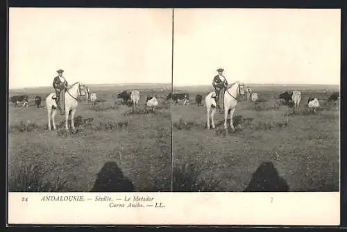 Stereo-AK Séville /Andalousie, Le Matador, Carra Ancha