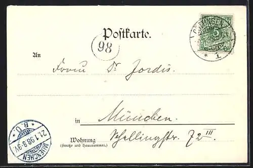 AK Göttingen, Student prostet der Stadt zu, Wappen, Eule