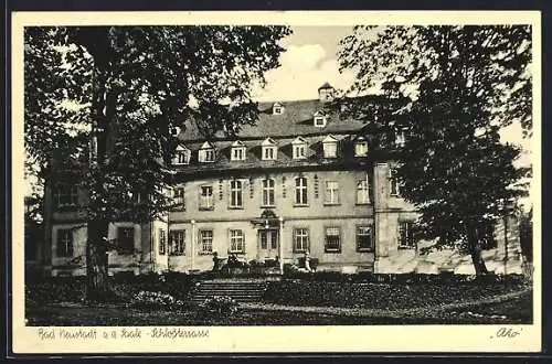 AK Bad Neustadt a. d. Saale, Schlossterrasse, Gebäudeansicht