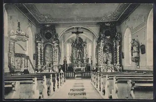 AK Rorgenwies, Pfarrkirche mit Altar