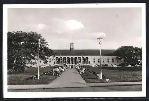 AK Norderney, Nordseebad, Weg zum Kurhaus