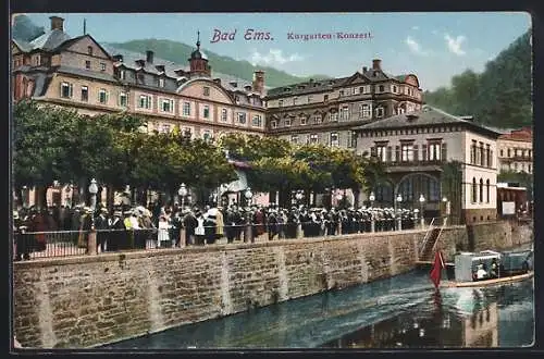 AK Bad Ems, Kurgarten-Konzert