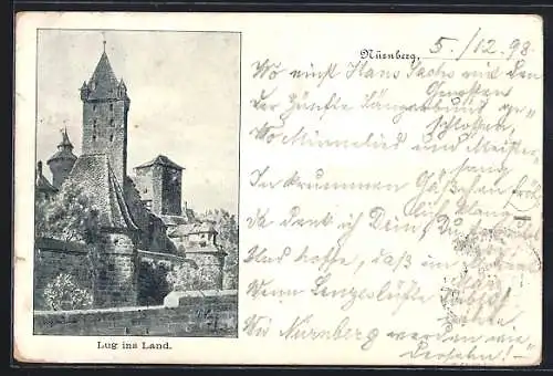 Künstler-AK Nürnberg, Lug ins Land