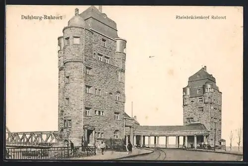 AK Duisburg-Ruhrort, Rheinbrückenkopf