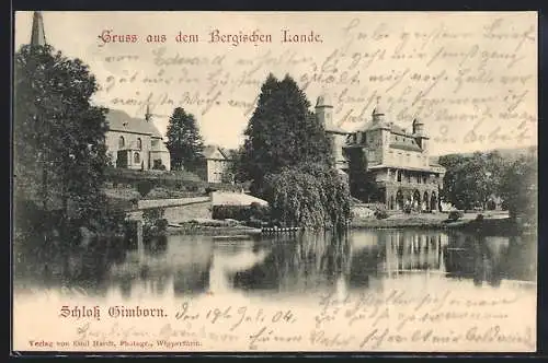 AK Gimborn /Bergisches Land, Schloss Gimborn