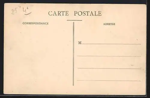 AK Paris, La Crue de la Seine 1910, Le Pont d`Arcole, L`eau atteint la clef de voûte, Brücke bei Hochwasser