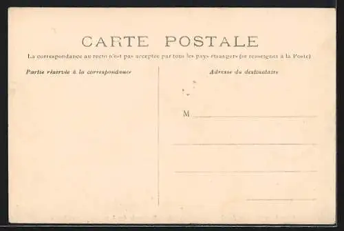 AK Paris, Crue de la Seine 1910, Esplanade des Invalides, Rue Faber, Strassenpartie bei Hochwasser