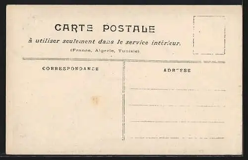 AK Paris, inondations de janvier 1910, rue Lecourbe, jardins maraichers, Hochwasser