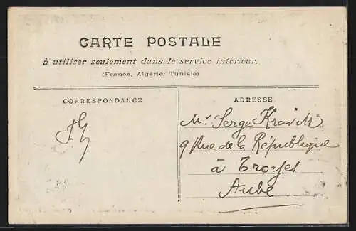 AK Paris, Paris inondé, janvier 1910, quai de Grenelle, Pferdewagen bei Hochwasser, Eiffel-Turm