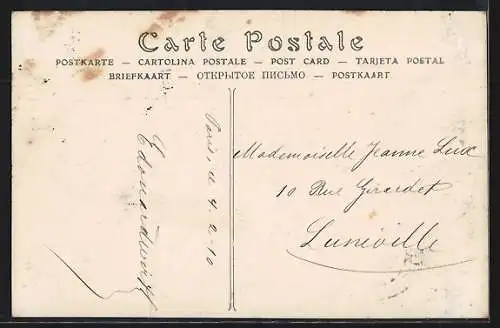 AK Paris, La Grande Crue de la Seine 1910, Envahissement du Ministère de al Guerre, Rue Saint-Dominique, Hochwasser