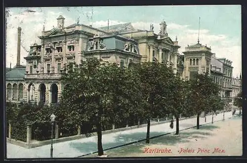 AK Karlsruhe, Palais Prinz Max