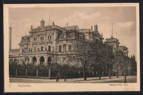 AK Karlsruhe, Karlsruhe, Palais Prinz Max