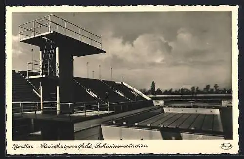 AK Berlin, Reichssportfeld, Schwimmstadion, Olympia