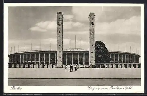 AK Berlin, Olympia-Stadion, Eingang