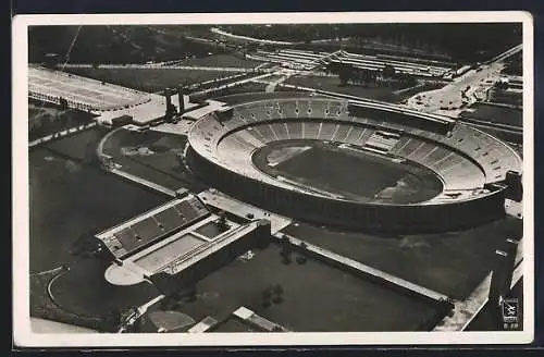 AK Berlin, Reichssportfeld, Olmypia 1936, Olympia-Stadion, Schwimmstadion