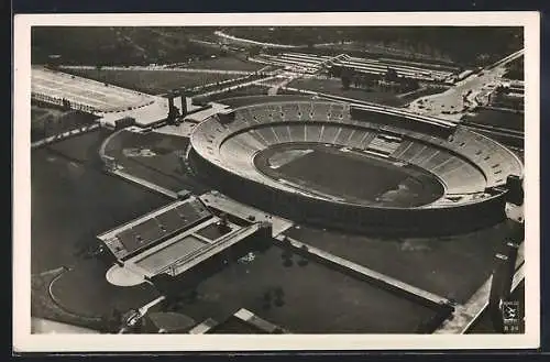 AK Berlin, Reichssportfeld, Olmypia 1936, Olympia-Stadion, Schwimmstadion