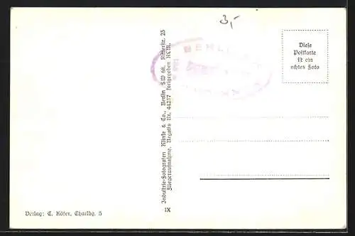 AK Berlin, Reichssportfeld, Olympia-Stadion, Luftbild mit Dietrich Eckardt-Bühne