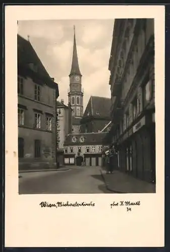 Foto-AK H. Markl: Wien, Michaelenkirche