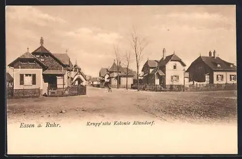AK Essen a. Ruhr, Krupp`sche Kolonie Altendorf