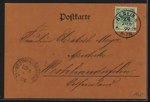 AK Berlin, Lutherdenkmal, Neuer Markt