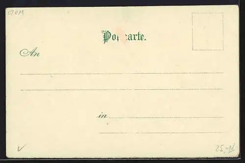 Lithographie Hamburg-St. Pauli, Strasse bei Nacht, Cabaret-Damen, Tänzerin und Sekt