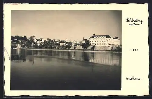 AK Schärding am Inn, Blick zum Kurhaus