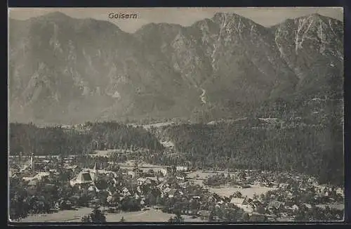 AK Goisern, Gesamtansicht von einen Berg aus