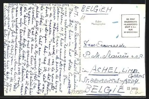 AK Engelhartszell /O.-Oe., Ortsansicht mit Donau von einen Berg aus