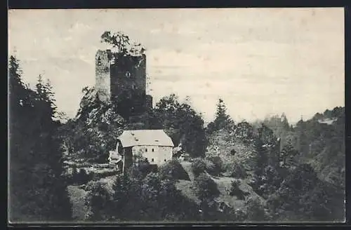 AK Gramastetten /O.-Oest., Ruine Lichtenhag