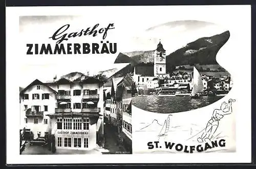 AK St. Wolfgang, Gasthof Zimmerbräu