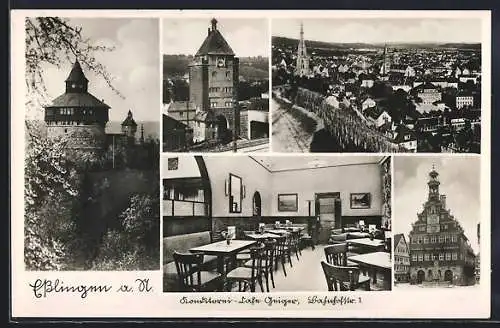 AK Esslingen a. N., Ortsansicht, Konditorei-Café Geiger