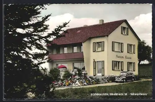 AK Egenhausen /Schwarzwald, Pension Reusch